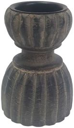 Kandelaar Alessano grijs rond