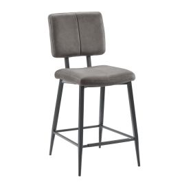 Barkruk Gento microvezel antraciet