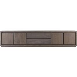 Tv-meubel Lavio grafiet eikenhout 242 cm