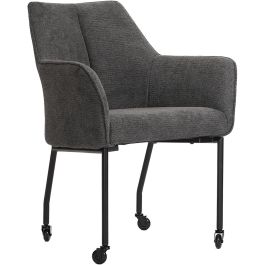 Eetkamerstoel Dura donkergrijs