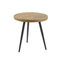 Bijzettafel Fidanza rond 40 mango naturel