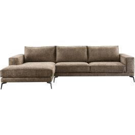 Hoeksalon links Andelo bruin premium comfort