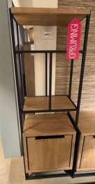 CORNEDO Boekenkast 1dr, 4ov natur decor