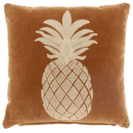 Sierkussen Gorduno ananas 45x45cm camel