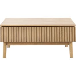 Salontafel Arrosto eikenhout 90x90 cm vierkant light roast