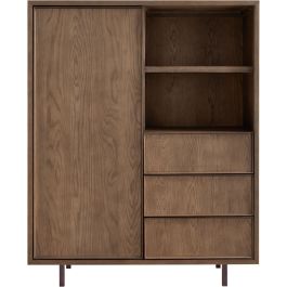 Opbergkast Calvo 143x115x045 cm bruin