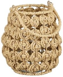 Windlicht Novellara bruin small