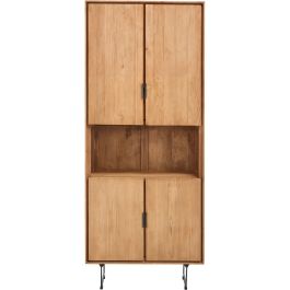 Boekenkast Aska (80 Cm) teak naturel brushed