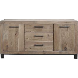 Dressoir Hevano (162 cm) eikenhout moose