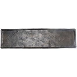 Decoratieschaal Trebbia 7,5x28 cm rechthoekig zwart