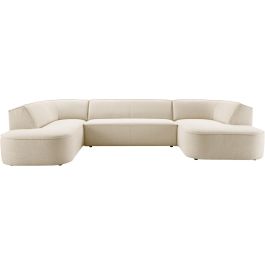 Elementenbank rechts breed Baricci HR koudschuim ecru