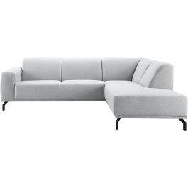 Hoeksalon rechts Bellanti lichtgrijs basic comfort
