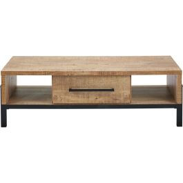 Salontafel Ricardi 135x67 cm rechthoekig mango