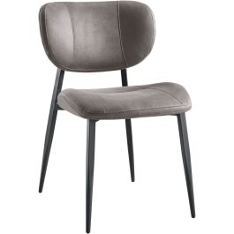 Eetkamerstoel Gomba microvezel antraciet