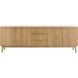 Dressoir Arrosto eikenhout 76x225x45 cm light roast