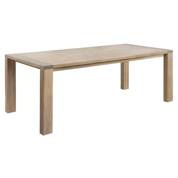 Eettafel Valvola 220x100 acaciahout smoked brown