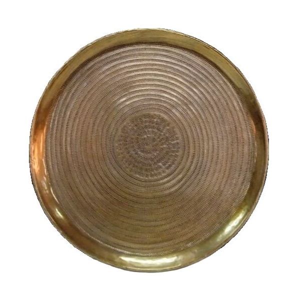 Decoratieschaal Trodena brons 48x48 rond