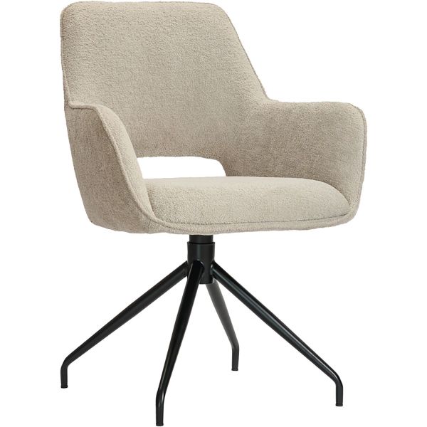 Armstoel Buco lichtbeige