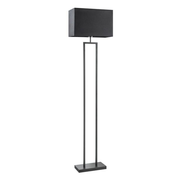 Vloerlamp Tarante (lampvoet h141) mat zwart