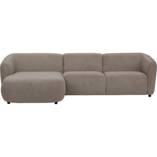 Hoeksalon links Lavanga taupe basic comfort