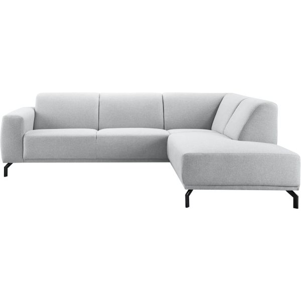 Hoeksalon rechts Bellanti lichtgrijs premium comfort