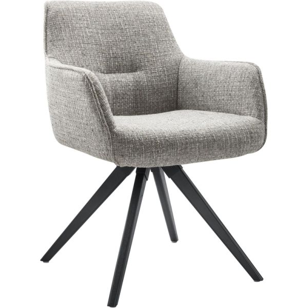 TURELLI Armstoel stof chrono 167-zinc