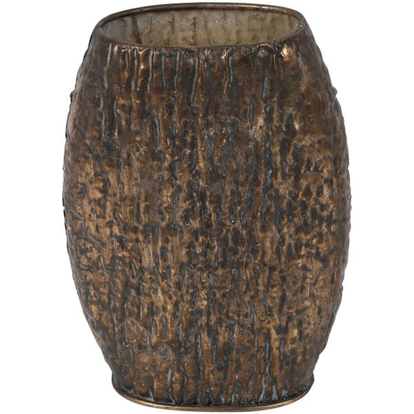 Decoratievaas Mingardo S brons ovaal