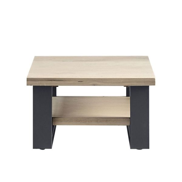 Salontafel Verato 70x70 naturel grey