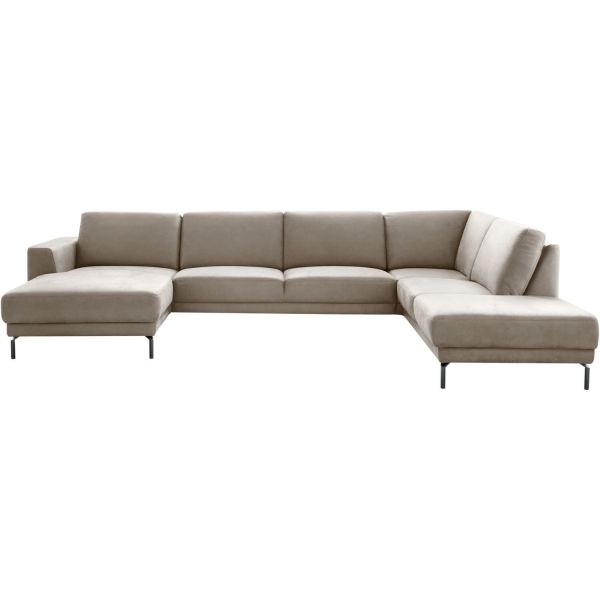 Hoeksalon rechts Moscato traagschuim beige relaxfunctie