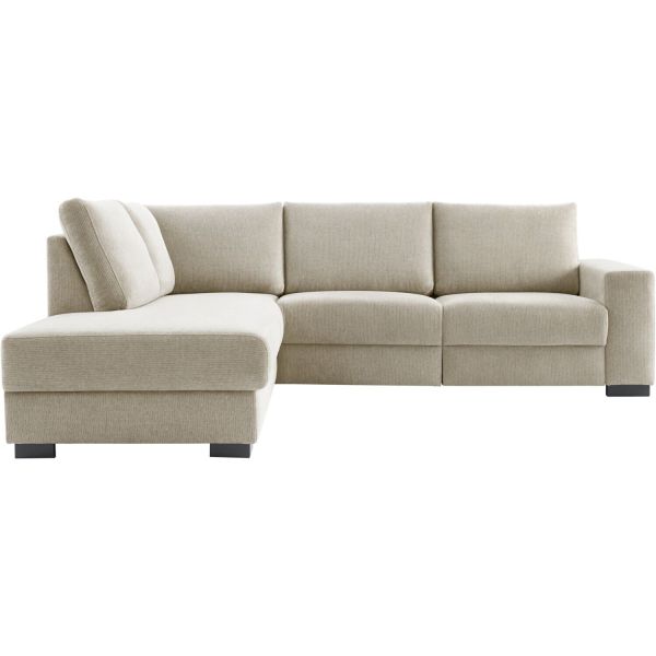 Hoeksalon links Florance HR koudschuim zandbeige relaxfunctie