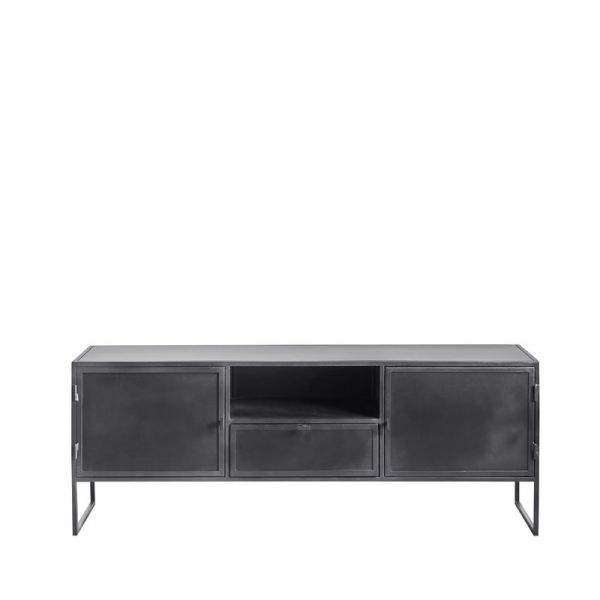 TV-meubel Orizone (152 cm) metaal zwart