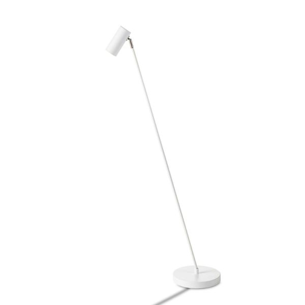 Vloerlamp Mirare wit metaal 1-spots