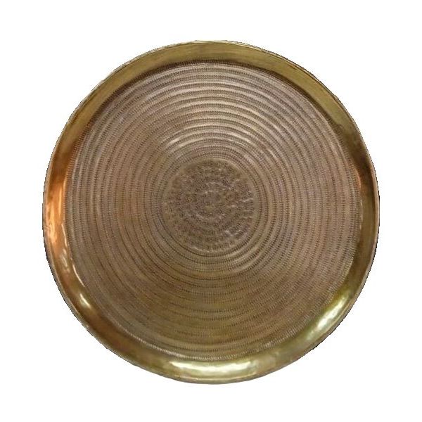 Decoratieschaal Trodena brons 58x58 rond