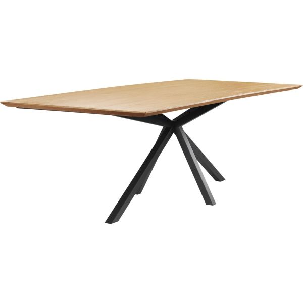 Eettafel Belvio 240x105 cm rechthoekig light oak