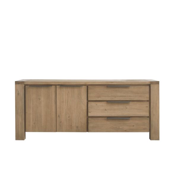 Dressoir Valvola (190 cm) acaciahout smoked brown