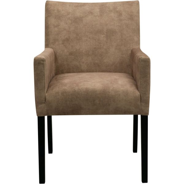 Eetkamerstoel met armleuning Avanza velvet beige