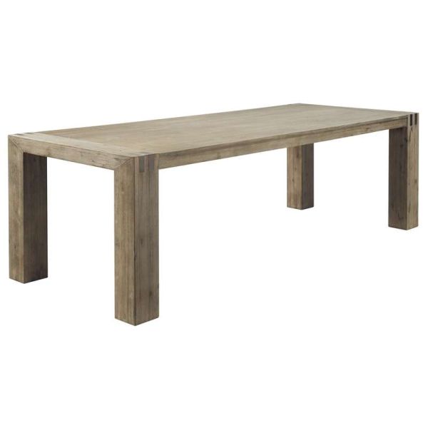 Eettafel 190x95 Bassano acaciahout light grey