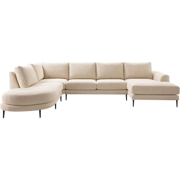 Hoeksalon links Aziri ecru supreme comfort