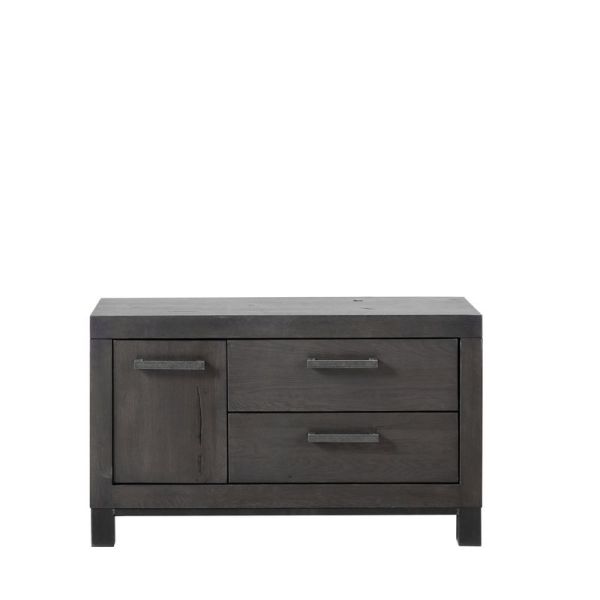 TV-meubel Hevano (102 Cm) grafiet eiken hout