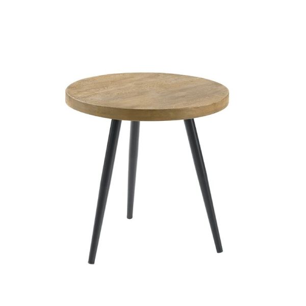 Bijzettafel Fidanza rond 40 mango naturel