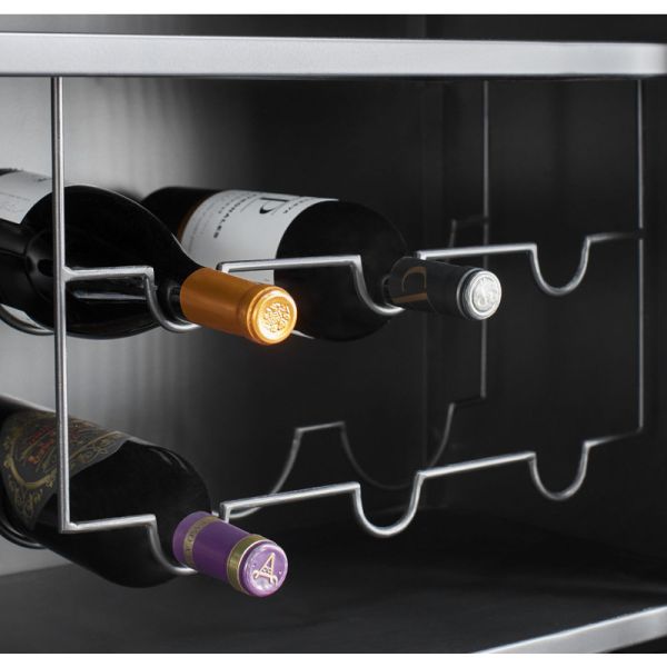 Wijnrek Orizone zwart metaal