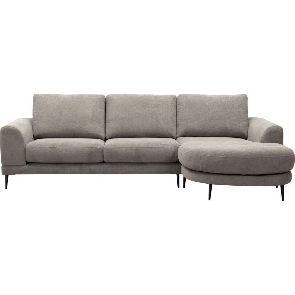 Hoeksalon rechts Aziri taupe supreme comfort