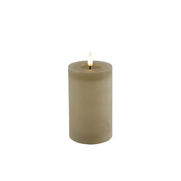 Stompkaars Benevento Led medium beige rond