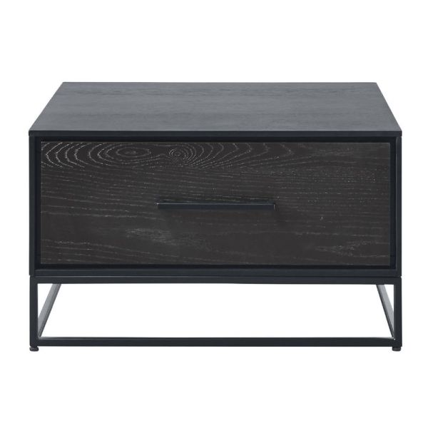 Salontafel Veneta (65 Cm) eiken fineer zwart