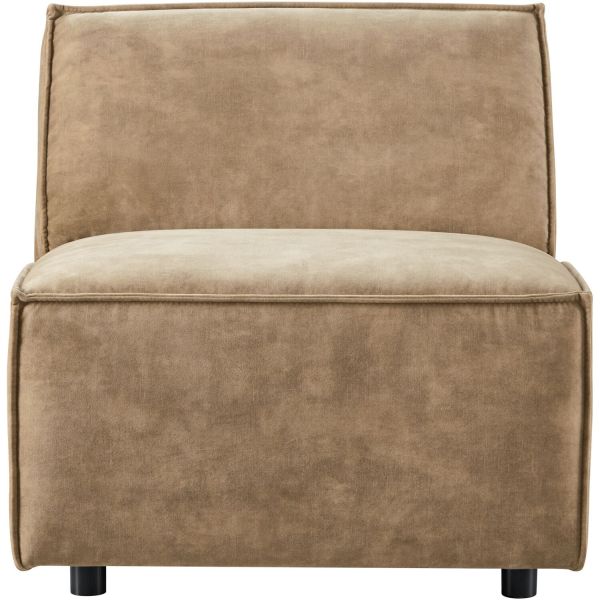 1 zits Baricci lichtbruin basic comfort