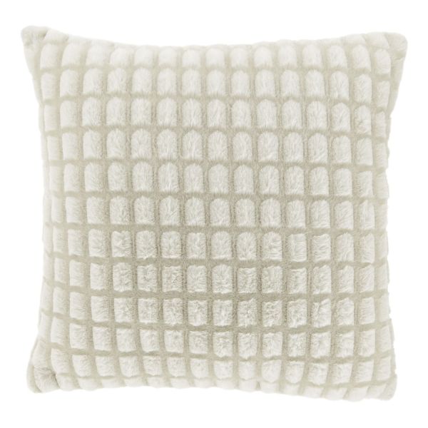 Sierkussen Banchette 45x45 cm wit