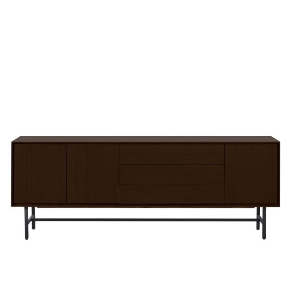 Dressoir Belvio 205 cm dark oak