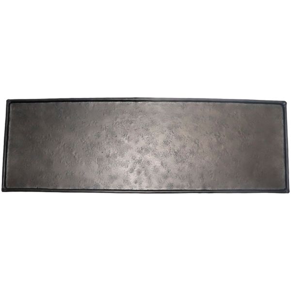 Decoratieschaal Trebbia 20x80 cm rechthoekig zwart