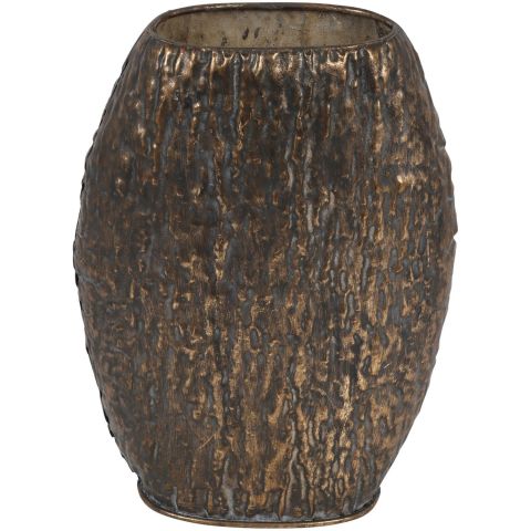 Decoratievaas Mingardo M brons ovaal