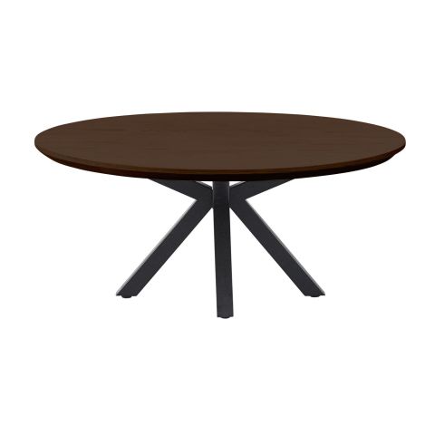 Salontafel Belvio 90 cm rond dark oak